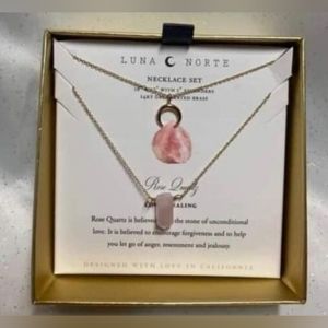 Luna Norte 2 PC Rose Quartz Set